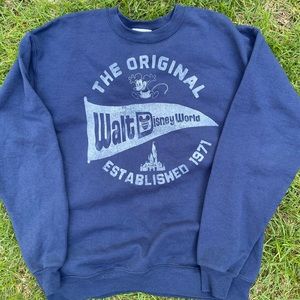 Navy Walt Disney World/ Disney Parks Crewneck